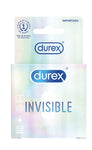 Preservativos Durex Invisible x 3 unidades