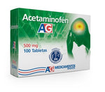 Acetaminofén 500 mg 100 tabletas American Generics