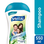 Shampoo Savital Anticaspa x 550 ml