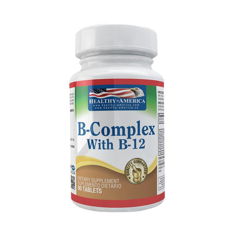 B-Complex With B-12 x 90 Tabletas