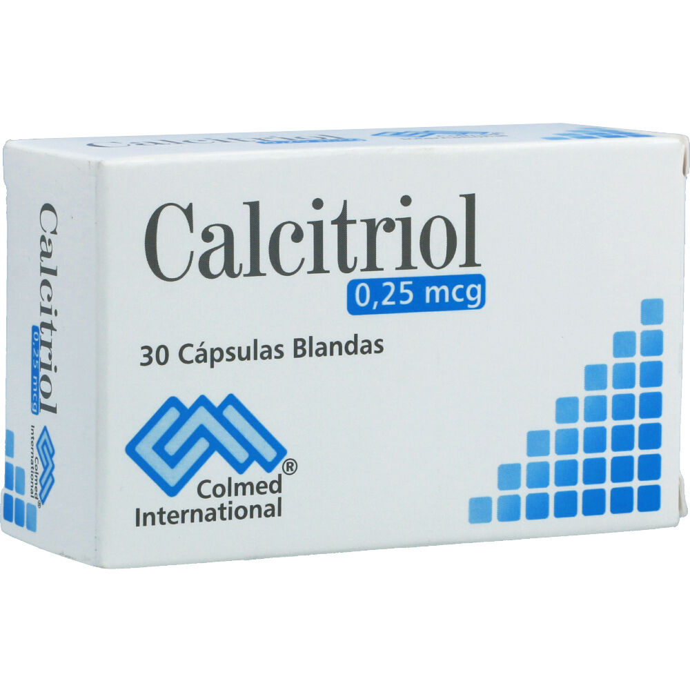 Calcitriol 0.25 MCG 30 Capsulas Procaps – Droguerías Pasteur